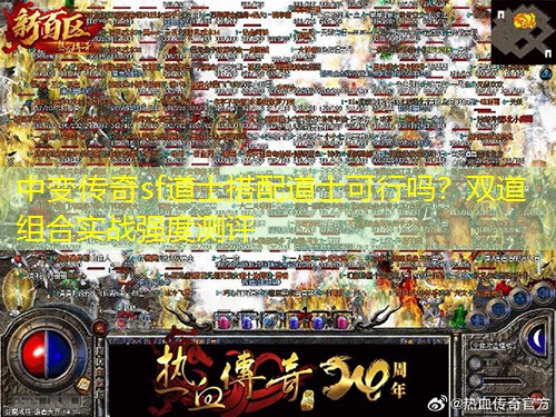 中变传奇sf道士搭配道士可行吗？双道组合实战强度测评